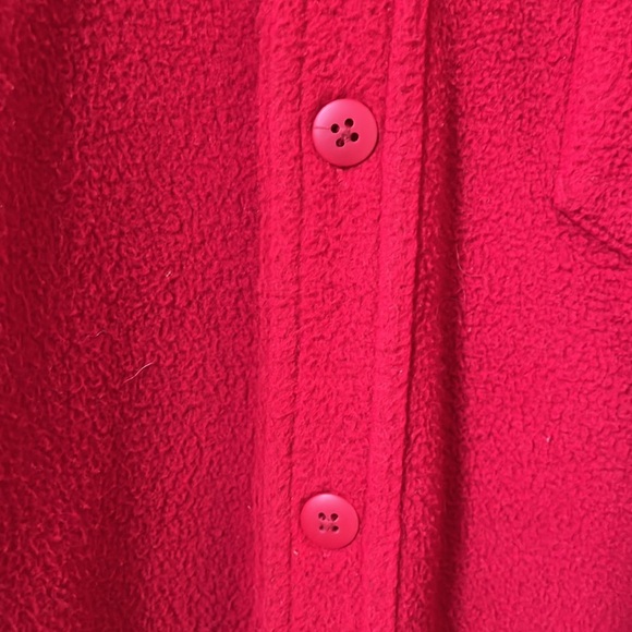 Ref Fleece Button Down Shirt Long Sleeves Shacket Size XLT - Picture 4 of 6